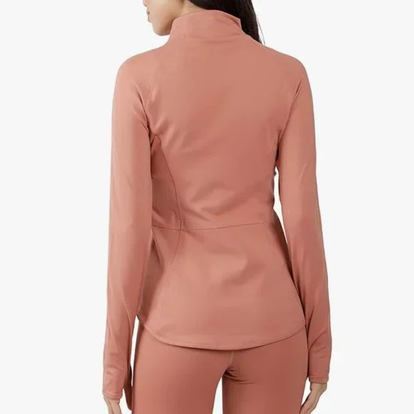 🏋Yogalicious Womens Ultra Soft Lightweight Full Zip With Pockets -Purple(NWT)🏋 - Picture 4 of 6